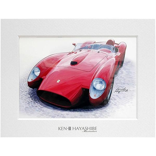 Ferrari（フェラーリ） 250TRイラストレーション by 林部研一 17997