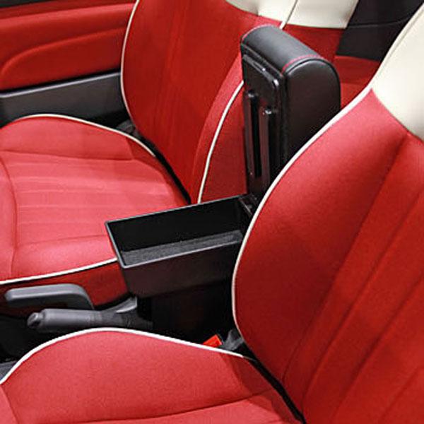 ABARTH アルカンターラレザー アームレスト(ブラック×ブラックステッチ) ABARTH アルカンターラレザー アームレスト(ブラック×ブラックステッチ