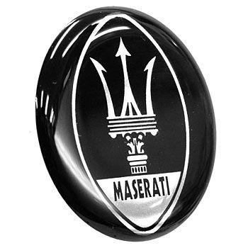 Maserati（マセラティ） マセラティラウンドエンブレム3Dステッカー
