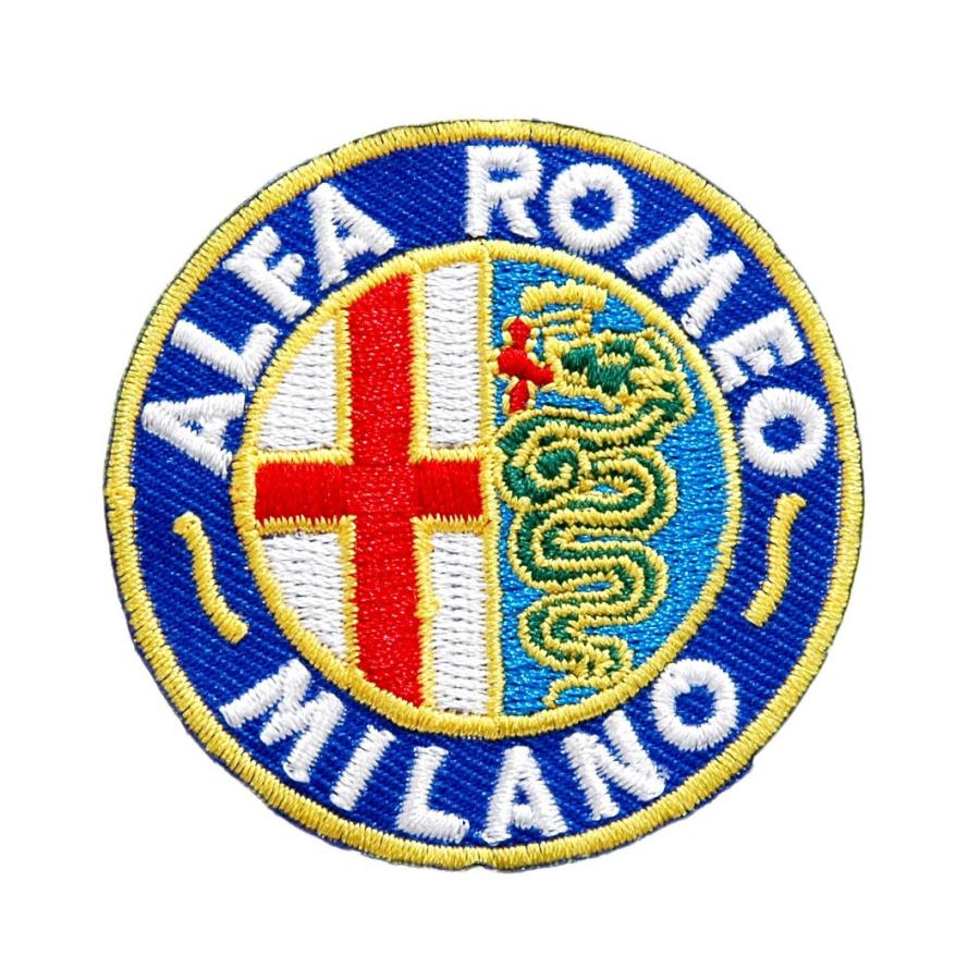 アルファロメオ MILANOエンブレムワッペン(55mm) 18235 : 18235 