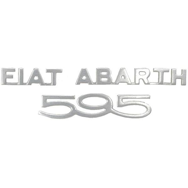 アバルト純正 595 50th Anniversaryリア用ロゴエンブレム 18256 