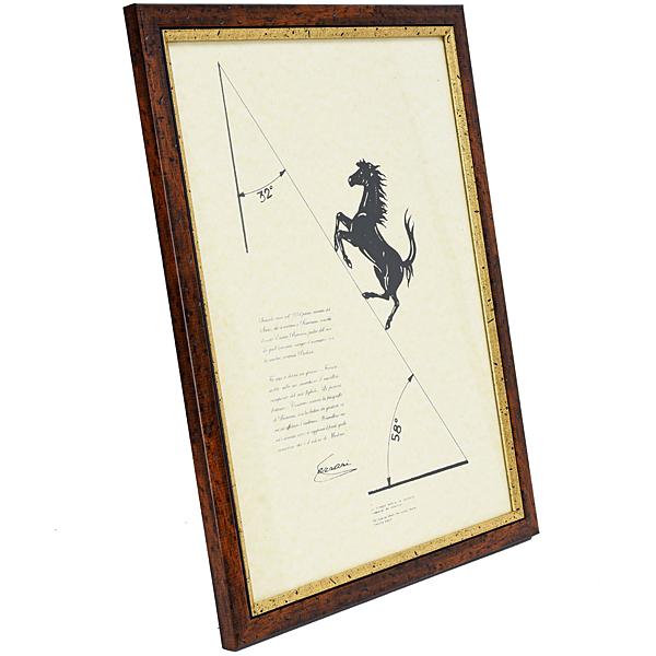 フェラーリ Cavallino仕様書額装　18466