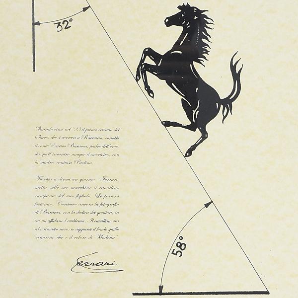フェラーリ Cavallino仕様書額装　18466
