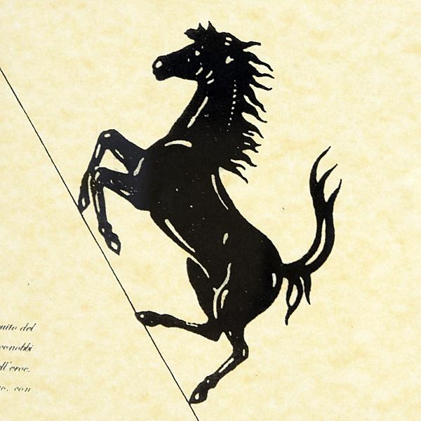 Ferrari（フェラーリ） Cavallino仕様書額装 18466 : イタリア自動車
