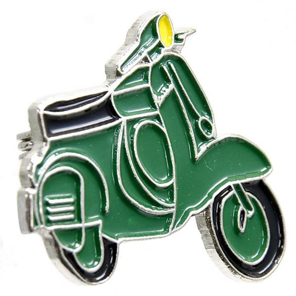 Vespa ピンバッジ 4点セット 七宝焼　オフィシャル　ベスパ ベスパ ベスパオフィシャルピンバッジ(グリーン) 18698 定価￥1,320