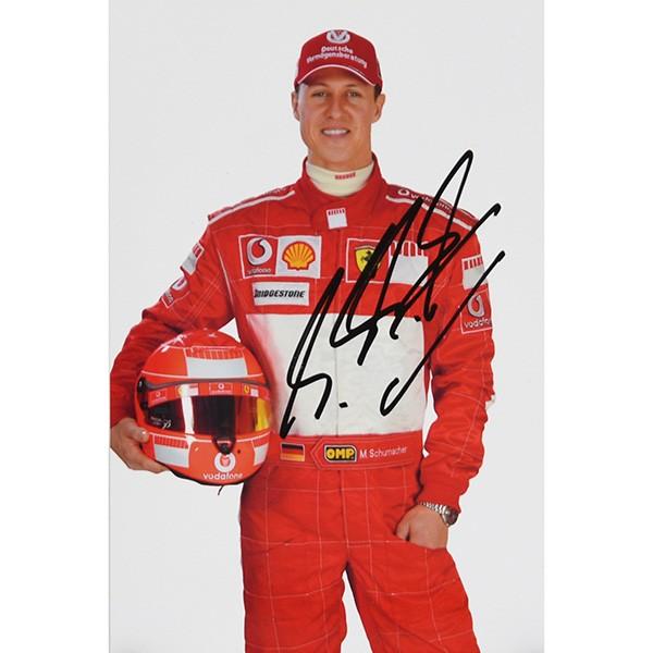 スクーデリア フェラーリ 2005プレスカード(ドライバー)-M.シューマッハ直筆サイン入り　18920