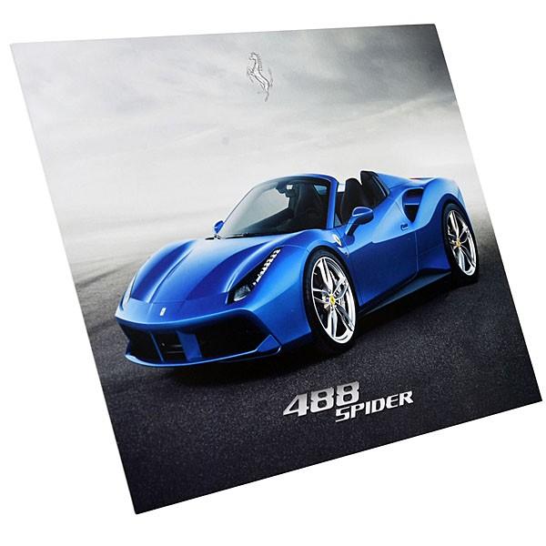 Ferrari フェラーリ純正488spiderプレゼンテーションカード Ferrari フェラーリ純正488spiderプレゼンテーションカード