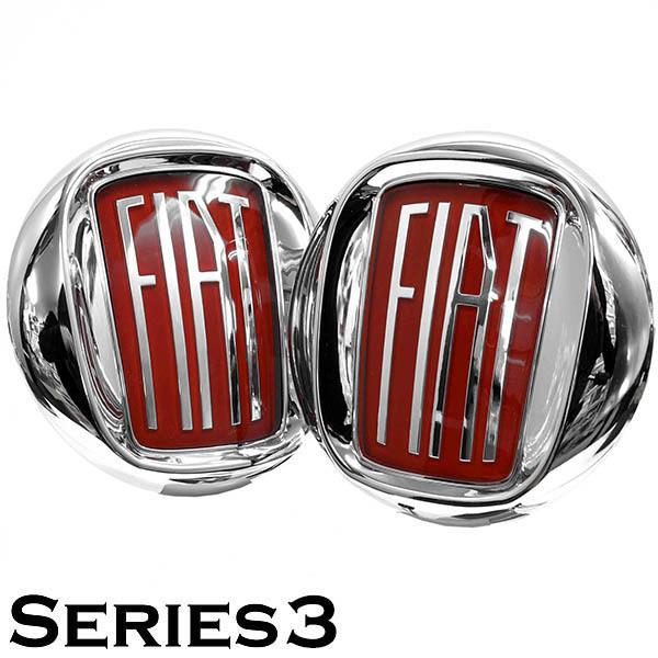 FIAT フィアット純正500 Vintage 57エンブレムセット(フロント&リア 