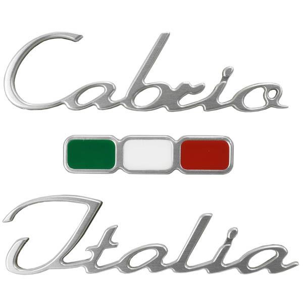 アバルト（ABARTH） アバルト純正Cabrio Italiaロゴエンブレム 19600
