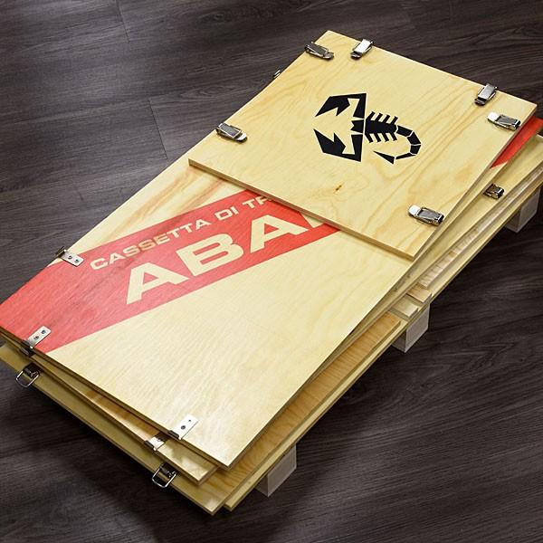 アバルト アバルト純正esseesseキットコンテナレプリカマガジンラック