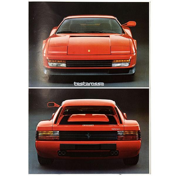 Ferrari（フェラーリ） Testarossaプレスリーフレットカタログ(1984年