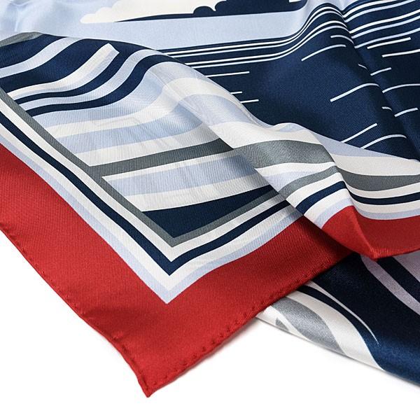 AUTOMOBILE CLUB DE MONACOオフィシャルシルクスカーフ(車柄/レッド