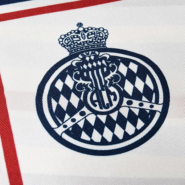AUTOMOBILE CLUB DE MONACOオフィシャルシルクスカーフ(車柄/ネイビー