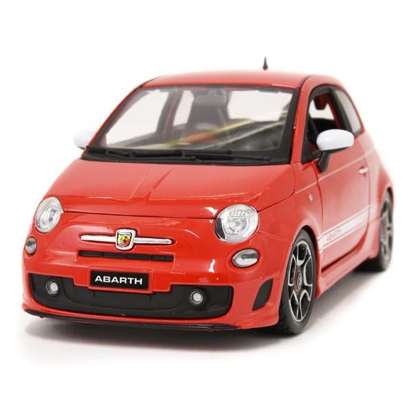 フィアットABARTH 500 1/18 スケールミニカー追加3台値下 アバルト（ABARTH） 1/18 アバルト純正500ABARTHミニチュアモデル