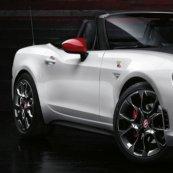 アバルト（ABARTH） アバルト純正 124spiderミラーカバー(レッド