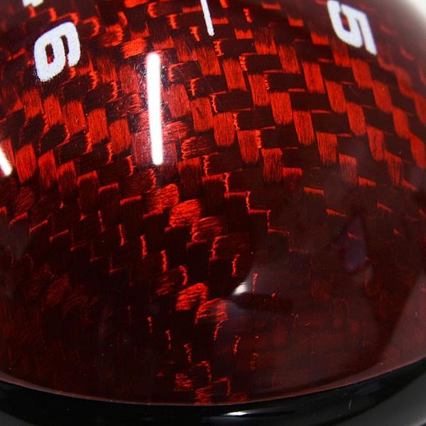 アルファロメオ（ALFA ROMEO） シフトノブTRETOK CARBON(レッド