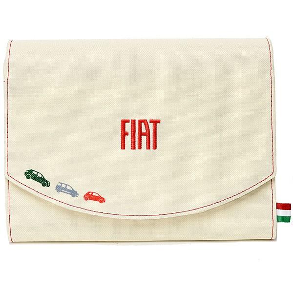 FIAT フィアット純正 車検証ケース(オフホワイト) 20171 : イタリア 