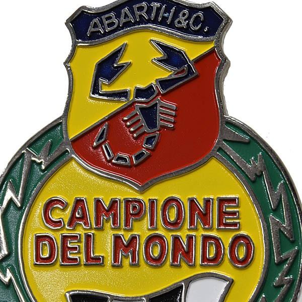 アバルト ABARTH CAMPIONE DEL MONDOエンブレム(ペイントタイプ 