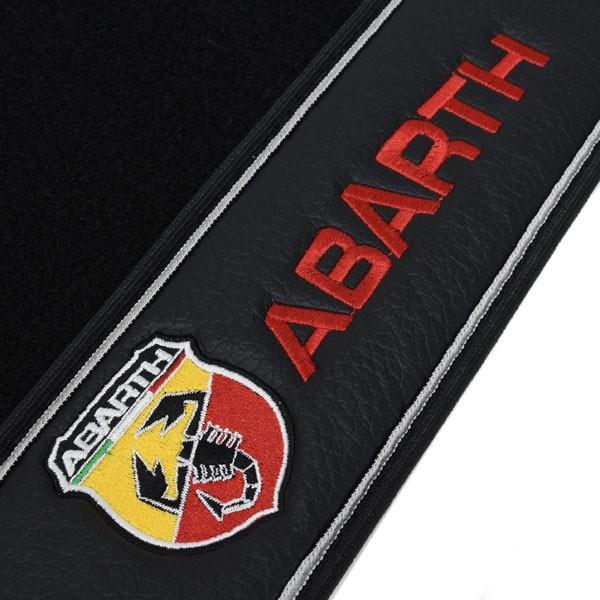 アバルト（ABARTH） 500/595/695 フロアマット(左ハンドル/ブラック 