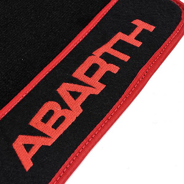 アバルト（ABARTH） 500/595/695 フロアマット(左ハンドル/ブラック