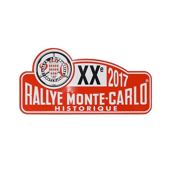 Rally Monte Carlo Historique2017オフィシャルメタルプレート(Small)　20559｜itazatsu
