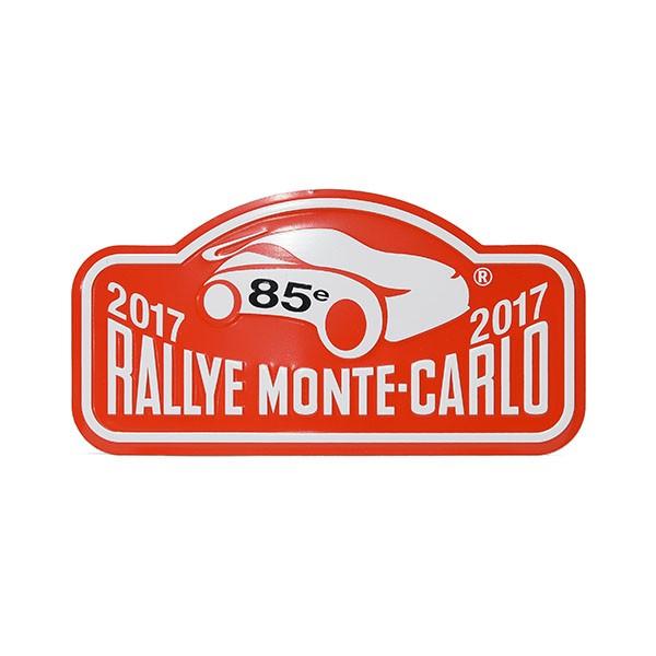 Rally Monte Carlo 2017オフィシャルメタルプレート(Small)　20561｜itazatsu