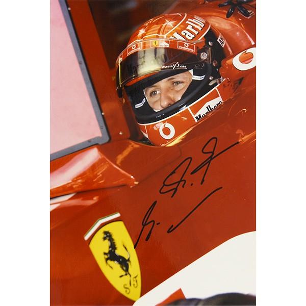 2003 フェラーリ M．シューマッハ 直筆サイン入フォト Ferrari（フェラーリ） スクーデリア 2003 F1ワールドチャンピオン