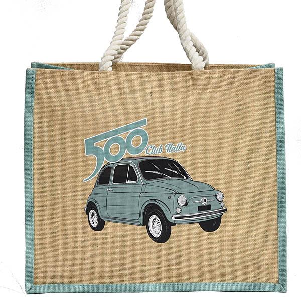 バッグ FIAT500 FIAT（フィアット） FIAT500 Club Italiaオフィシャルジュートトート