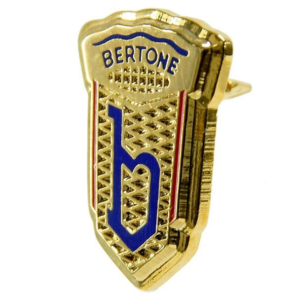 【希少】Audi 100周年記念 エンブレム ピンバッジセット BERTONE純正 エンブレムピンバッジ(ゴールド) 20766 : イタリア自動車