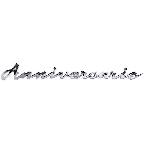 SALE／60%OFF】 フィアット アバルト純正 Anniversarioロゴエンブレム