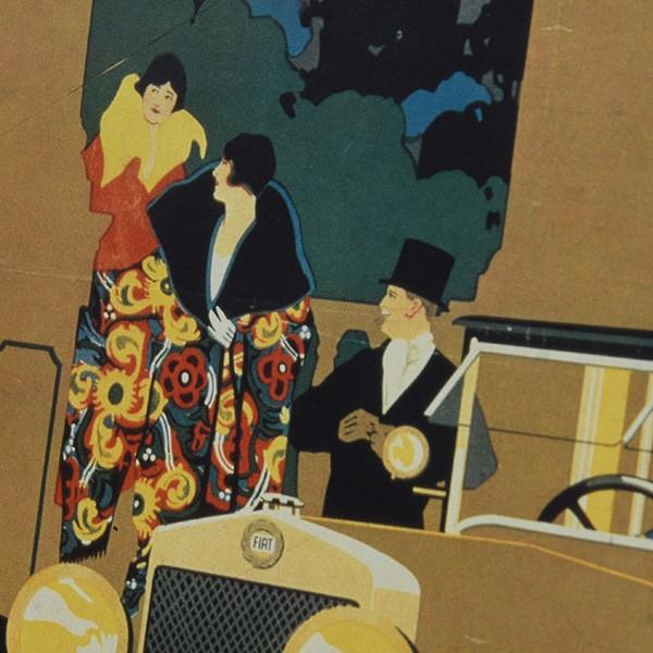 FIAT（フィアット） ヴィンテージポスターレプリカ Type A 21027