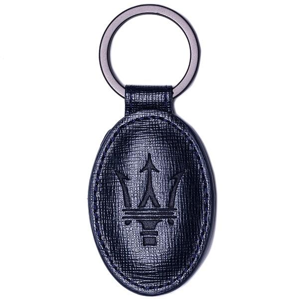 36本 Maserati（マセラティ） マセラティ純正 レザーキーリング(ブルー