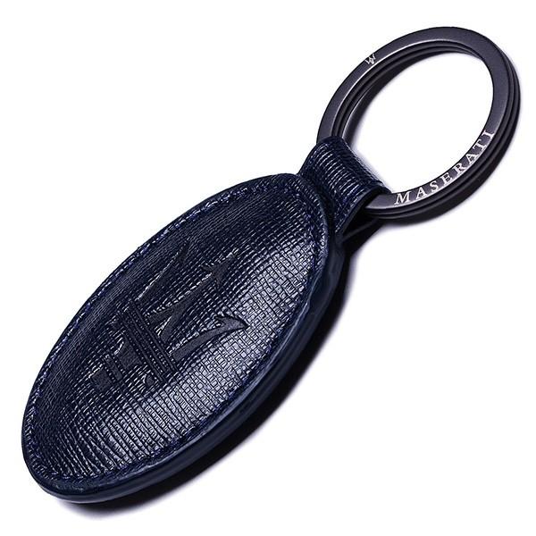 Maserati（マセラティ） マセラティ純正 レザーキーリング(ブルー