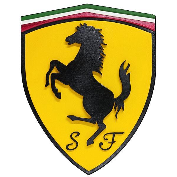 Ferrari（フェラーリ） スクーデリア エンブレム木製オブジェ 21180