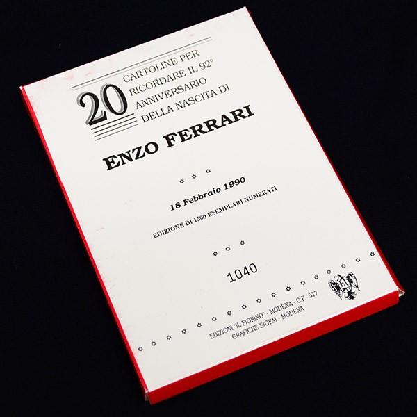 Ferrari フェラーリ Enzo Ferrari生誕92周年メモリアルポストカード(20 