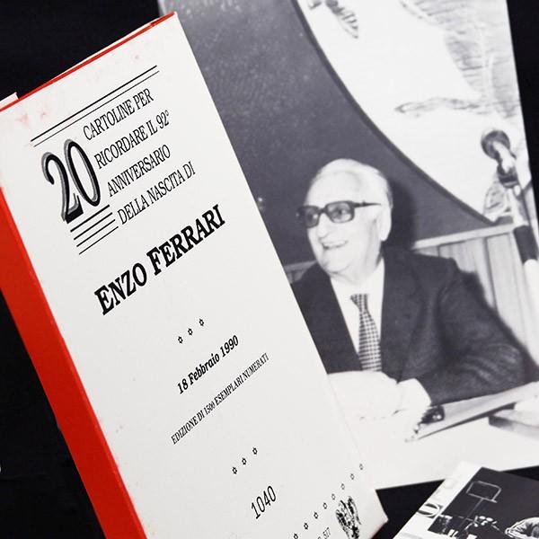 Ferrari フェラーリ Enzo Ferrari生誕92周年メモリアルポストカード(20 