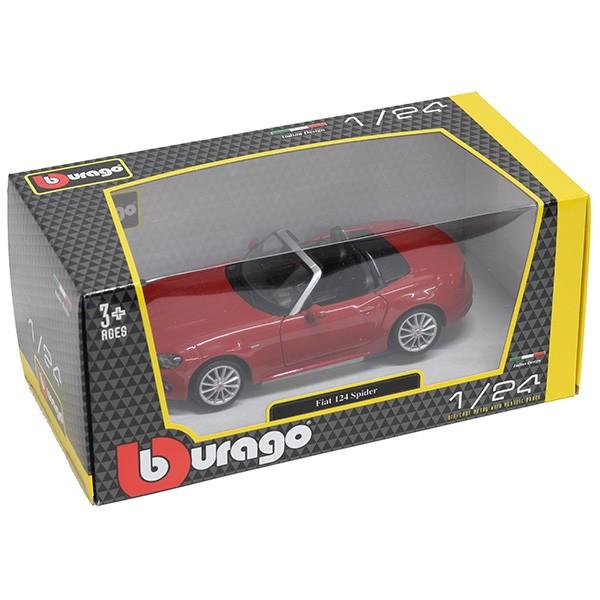 FIAT（フィアット） 1/24 124 Spiderミニチュアモデル(レッド) 21485