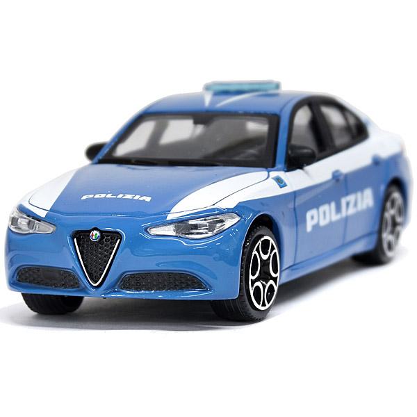中古品 1/43 エディルトイズ アルファロメオ ジュリア TI イタリア警察 アルファロメオ（ALFA ROMEO） 1/43 GIULIA POLIZIAミニチュアモデル