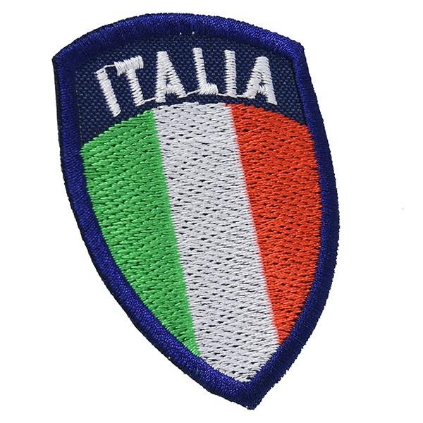イタリア国旗ワッペン(シールド型)　21660｜itazatsu｜02