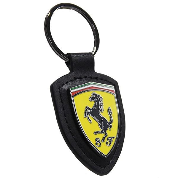 Ferrari（フェラーリ） フェラーリ純正 SFエンブレムレザーキーリング