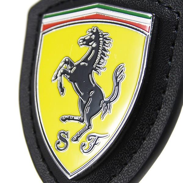 Ferrari（フェラーリ） フェラーリ純正 SFエンブレムレザーキーリング