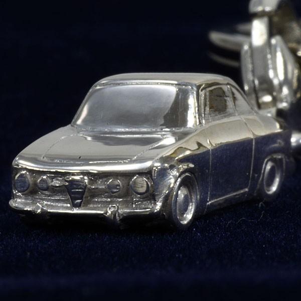 アルファロメオ Giulia 1750 GTV スターリングシルバーキーリング 22151の画像