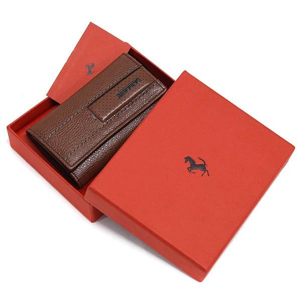 Ferrari（フェラーリ） フェラーリ純正 レザーキーケース(ブラウン