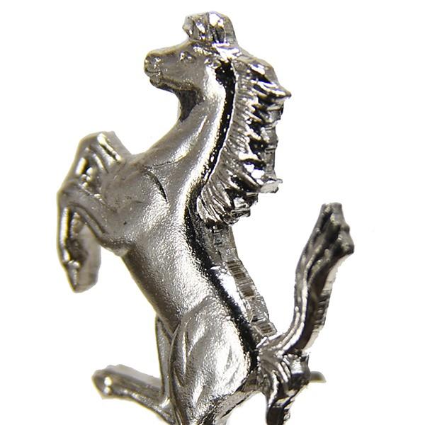 フェラーリ Ferrari  エンブレム Ferrari（フェラーリ） Cavallinoミニエンブレム(裏爪タイプ/シルバー