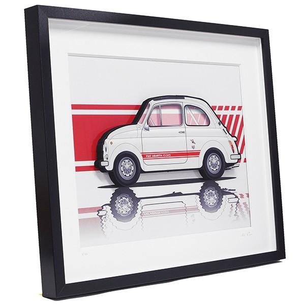 フィアット Fiat Nuova 500イラストレーションby Mr Vin Abarth Large イタリア自動車雑貨店ショッピング 通販 Yahoo ショッピング