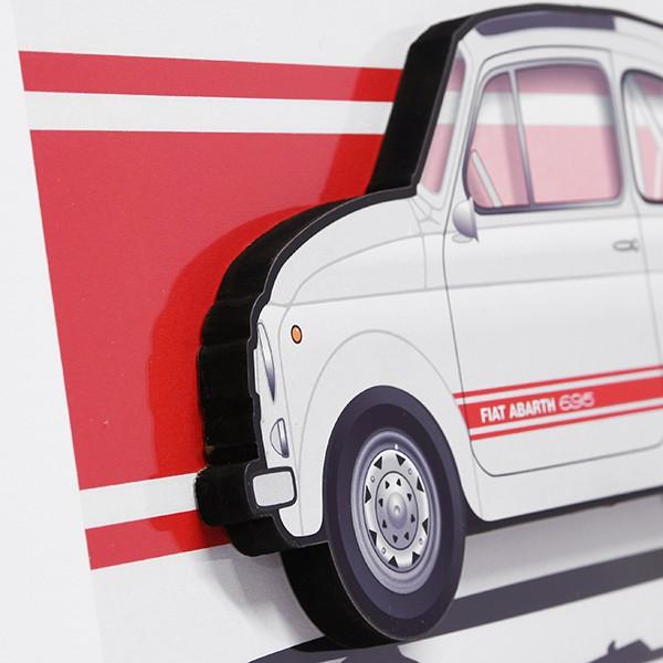フィアット Fiat Nuova 500イラストレーションby Mr Vin Abarth Large イタリア自動車雑貨店ショッピング 通販 Yahoo ショッピング
