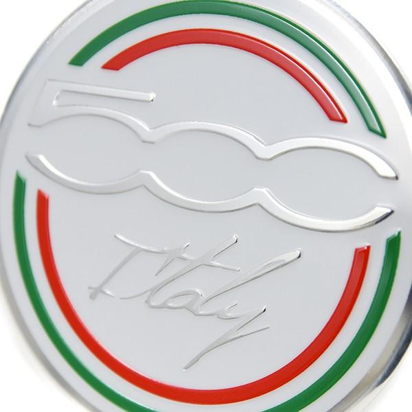 フィアット純正 500 ITALY Bピラーエンブレム 22569の画像