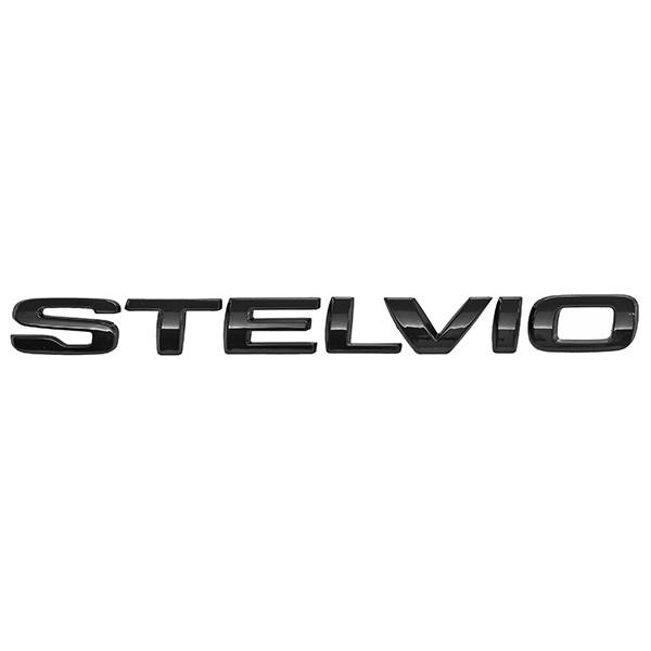 アルファロメオ純正 STELVIOロゴエンブレム(ブラック) 22571