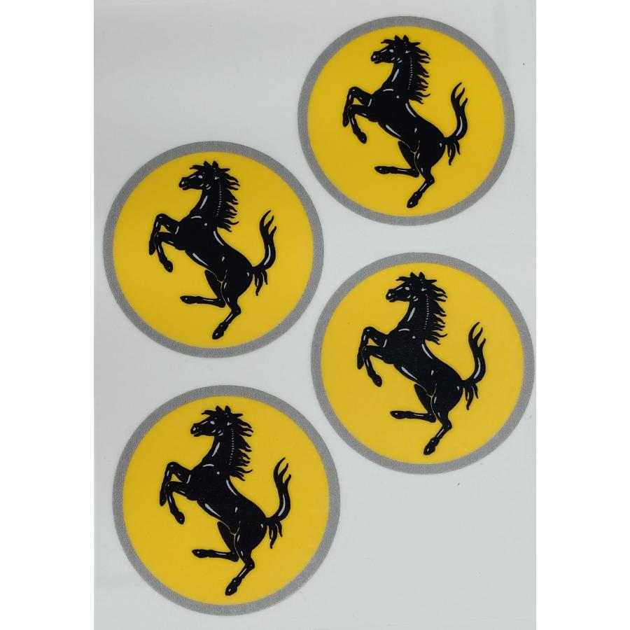 Ferrari（フェラーリ） フェラーリ(Cavallino)ステッカー4枚セット