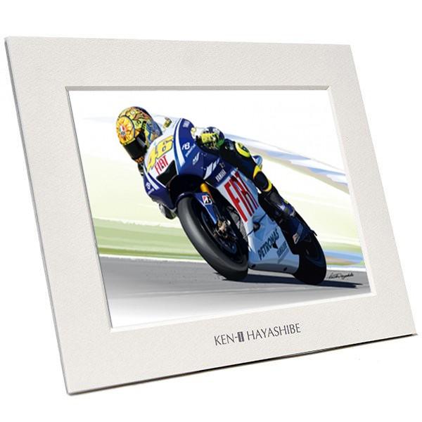 Valentino Rossi YAMAHA 2009 (YZR-M1)イラストレーションby 林部研一　22822｜itazatsu｜02